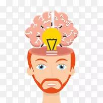 大脑创意艺术灵感创意脑壳卡通-空若网 大脑创意艺术灵感创意脑壳卡通-空若网