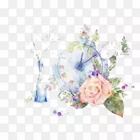 水彩画.水彩画花-空若网 水彩画.水彩画花-空若网