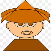 卡通头巾鼻线夹艺术.鼻子-空若网 卡通头巾鼻线夹艺术.鼻子-空若网