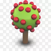 苹果ico下载图标-苹果树三维模型-空若网 苹果ico下载图标-苹果树三维模型-空若网