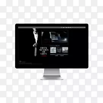 电脑显示器五十色显示广告海报-五十度灰色-空若网 电脑显示器五十色显示广告海报-五十度灰色-空若网