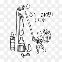 马蒂尔达白色着色书-空若网 马蒂尔达白色着色书-空若网