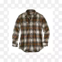 卡哈特袖格子法兰绒衬衫-空若网 卡哈特袖格子法兰绒衬衫-空若网