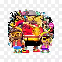 Behance卡通插图-卡通玩具趋势-空若网 Behance卡通插图-卡通玩具趋势-空若网