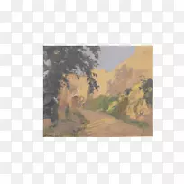 水彩画树生态-绘画-空若网 水彩画树生态-绘画-空若网