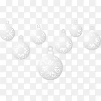 白色品牌黑色图案-银色圣诞饰品-空若网 白色品牌黑色图案-银色圣诞饰品-空若网