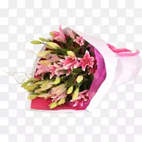 花束设计切花百合花-空若网 花束设计切花百合花-空若网