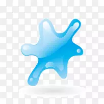 下载绘图图标-蓝色雪花-空若网 下载绘图图标-蓝色雪花-空若网