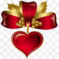 圣诞心夹艺术-圣诞节-空若网 圣诞心夹艺术-圣诞节-空若网