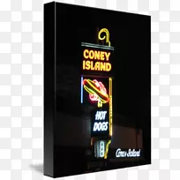 电子标牌显示装置显示广告电子.科尼岛热狗-空若网 电子标牌显示装置显示广告电子.科尼岛热狗-空若网