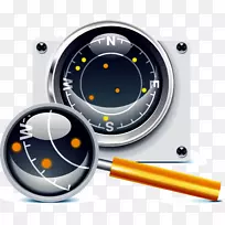 gps导航设备图标.导航器放大镜技术元素-空若网 gps导航设备图标.导航器放大镜技术元素-空若网