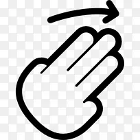 手指白线剪贴画线-空若网 手指白线剪贴画线-空若网