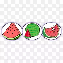西瓜不锈钢杯夹艺术.西瓜-空若网 西瓜不锈钢杯夹艺术.西瓜-空若网