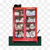 厨房货架-卡通厨房橱柜-空若网 厨房货架-卡通厨房橱柜-空若网