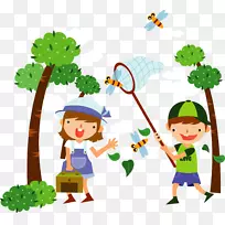 蜜蜂昆虫黄蜂剪贴画蜻蜓捕捉男孩-空若网 蜜蜂昆虫黄蜂剪贴画蜻蜓捕捉男孩-空若网