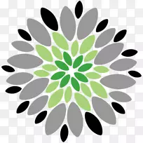 叶开花植物线状剪贴画-叶-空若网 叶开花植物线状剪贴画-叶-空若网