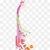 插图手绘长颈鹿-空若网 插图手绘长颈鹿-空若网