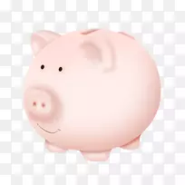 鼻子粉红小猪储蓄罐-空若网 鼻子粉红小猪储蓄罐-空若网