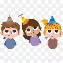 可爱的卡通孩子-空若网 可爱的卡通孩子-空若网