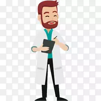 医生卡通插图-卡通男医生-空若网 医生卡通插图-卡通男医生-空若网