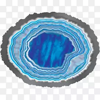 绿松石环有机体字形圆-空若网 绿松石环有机体字形圆-空若网