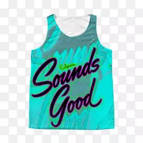 音乐会t恤连衣裙无袖衬衫-全印-空若网 音乐会t恤连衣裙无袖衬衫-全印-空若网