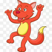 灰狼卡通插图-卡通狼-空若网 灰狼卡通插图-卡通狼-空若网