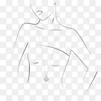 画手指线艺术素描-空若网 画手指线艺术素描-空若网