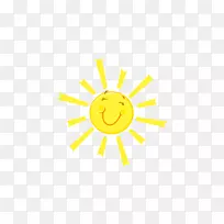 黄色字体-卡通太阳-空若网 黄色字体-卡通太阳-空若网