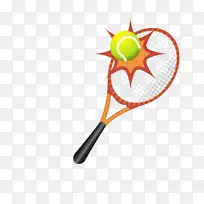动画运动剪辑艺术-卡通网球-空若网 动画运动剪辑艺术-卡通网球-空若网