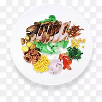 菜盘装饰菜谱肉盘-空若网 菜盘装饰菜谱肉盘-空若网