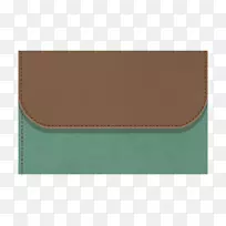 棕色皮夹绿松石长方形钱包-空若网 棕色皮夹绿松石长方形钱包-空若网