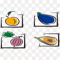 剪贴画-可爱的杏番木瓜水果PNG载体材料-空若网 剪贴画-可爱的杏番木瓜水果PNG载体材料-空若网