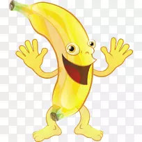 水果香蕉卡通剪贴画-黄色香蕉-空若网 水果香蕉卡通剪贴画-黄色香蕉-空若网