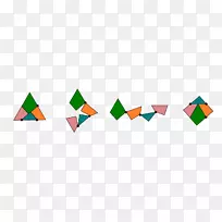 三角剖分拼图缺少正方形拼图-三角形-空若网 三角剖分拼图缺少正方形拼图-三角形-空若网