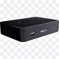 数字媒体播放器高清晰度电视机顶盒iptv信息报Mag254 récepteur multimédia numérique-noir-空若网 数字媒体播放器高清晰度电视机顶盒iptv信息报Mag254 récepteur multimédia numérique-noir-空若网