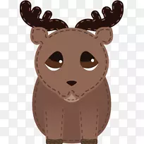 驯鹿鹿角卡通鼻子-驯鹿-空若网 驯鹿鹿角卡通鼻子-驯鹿-空若网