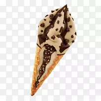 冰淇淋圆锥形冷冻甜点.玉米饼-空若网 冰淇淋圆锥形冷冻甜点.玉米饼-空若网