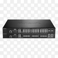 路由器网络交换机10千兆以太网可堆叠交换机-空若网 路由器网络交换机10千兆以太网可堆叠交换机-空若网