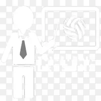 纸白手指图案-打排球-空若网 纸白手指图案-打排球-空若网