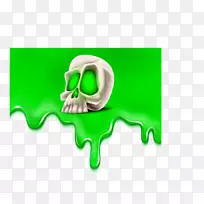 绿色颜料下载-绿色头骨设计载体材料-空若网 绿色颜料下载-绿色头骨设计载体材料-空若网