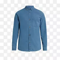 牛仔袖衬衫服装时尚-空若网 牛仔袖衬衫服装时尚-空若网