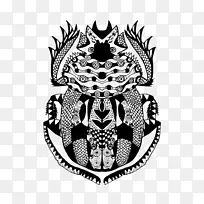 古埃及的t恤圣甲虫图解画-昆虫-空若网 古埃及的t恤圣甲虫图解画-昆虫-空若网