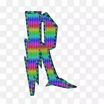 字母表彩虹电子邮件鞋字体-空若网 字母表彩虹电子邮件鞋字体-空若网