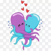 章鱼图形设计卡通剪贴画设计-空若网 章鱼图形设计卡通剪贴画设计-空若网