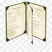 纸皮革材料菜谱-菜单封面-空若网 纸皮革材料菜谱-菜单封面-空若网