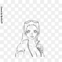 手指脸颊额口素描-波塞冬-空若网 手指脸颊额口素描-波塞冬-空若网