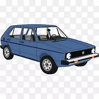 大众高尔夫Mk1紧凑型轿车-空若网 大众高尔夫Mk1紧凑型轿车-空若网