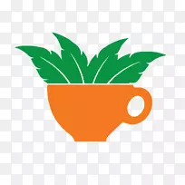 花盆开花植物茎叶剪贴画-空若网 花盆开花植物茎叶剪贴画-空若网