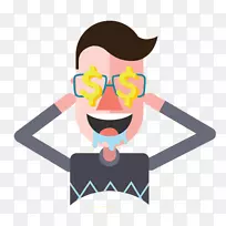 金钱动画-金钱眼睛朋友-空若网 金钱动画-金钱眼睛朋友-空若网